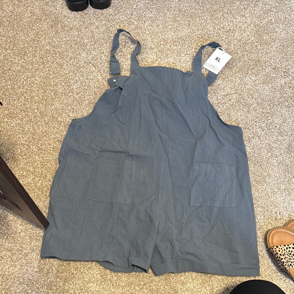 Blue Overalls with Pockets